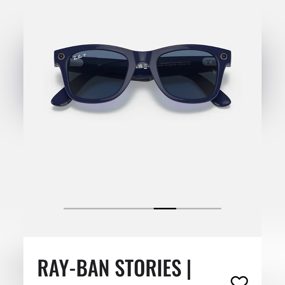 RAY-BAN STORIES WAYFARER VIDEO/AUDIO sunglasses
